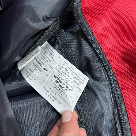 Columbia Red & Grey Insulated Diaper Messenger Bag - Picture 6 of 12